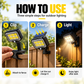 Clip-On Solar Motion Sensor Light