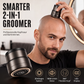🍁2-in-1 Smart Electric Bald Head Shaver and Beard Trimmer with Digital Display