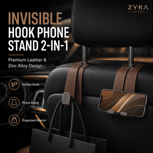 🧥Seat Back Hanger – Perfect for Bags, Coats & More