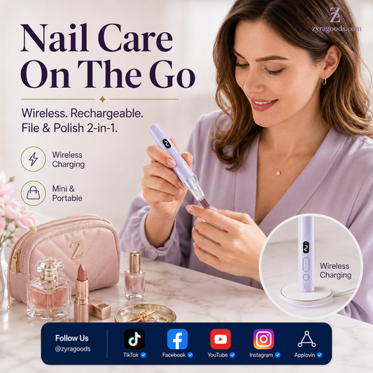 💅 Last Day Special Price £12.99 ! ✨Portable Multifunctional Electric Nail Drill