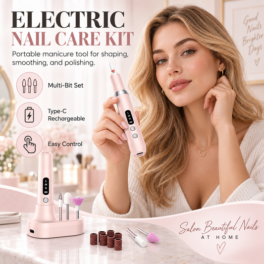 Cordless Electric Nail Drill Machine with Charging Base