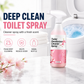 🚽 Toilet Deodorizer Cleaner Spray – Sparkle in Seconds, Fresh All Day! ✨💧 Strong decontamination + lasting fragrance – your toilet’s new best friend. 🌸💪