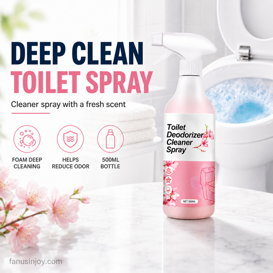 🚽 Toilet Deodorizer Cleaner Spray – Sparkle in Seconds, Fresh All Day! ✨💧 Strong decontamination + lasting fragrance – your toilet’s new best friend. 🌸💪