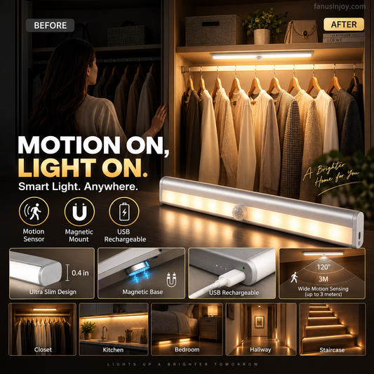 🔥50%OFF New Year Sale🔥LED Smart Magnetic Human Body Sensor Light