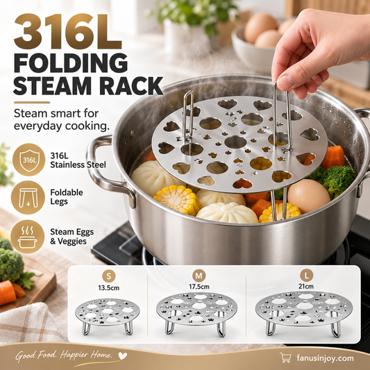 ⏳Time-Limited Special⏰Heat-Safe Egg Steaming Rack