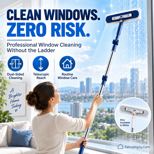 Window Cleaning Squeegee for High-Rise Windows