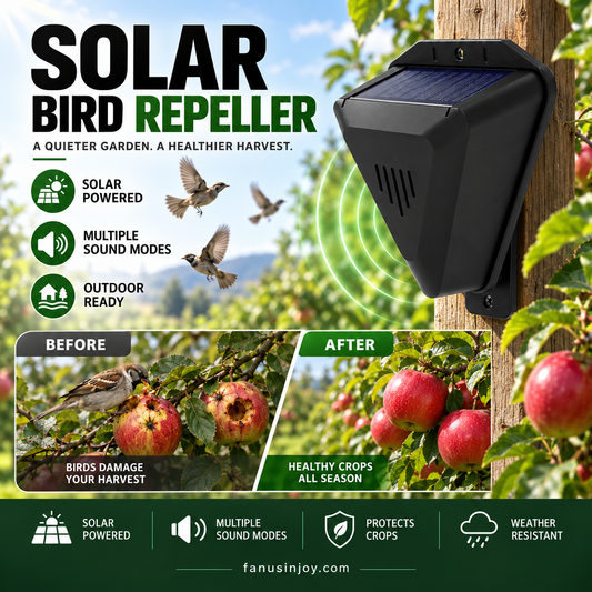 Waterproof Solar Outdoor Bird Repeller