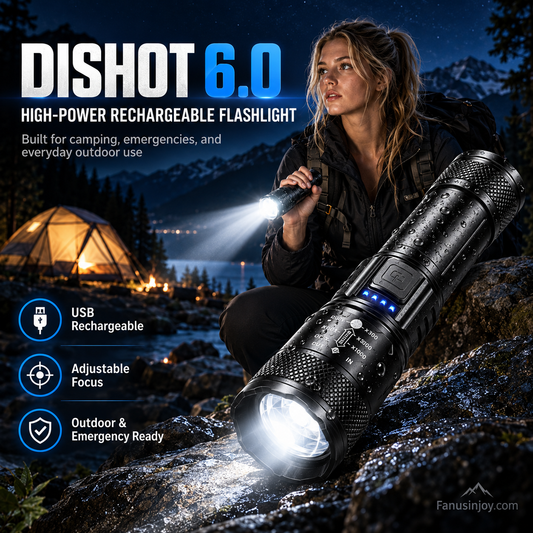 Super Strong Light Zoomable Flashlight
