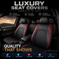 🎁🚗9-Piece Universal Fit Leather Car Seat Cover Set