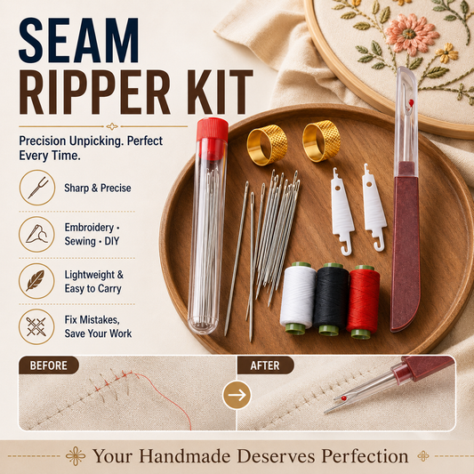 🎁BUY 1 GET 1 FREE ✨Only £6.99✨37PCS Sewing Tool Set, Complete Household Sewing Kit