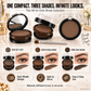 ✨ 50% OFF!🖌️🖌️2-Color Waterproof Eyebrow Stamp Powder Kit, Smudge-Proof Quick Natural Full Brow Makeup with Dual-End Brush
