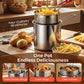 🔥Amazing 50% Off！ 👩‍🍳Must‑Have Kitchen Tool！🍟304 Stainless Steel Multifuntional Fryer