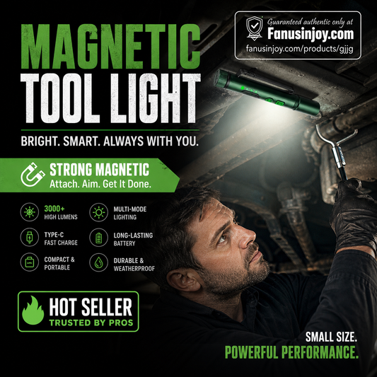 🏭Factory Direct 50% Off！🔥50000 Units Sold！🔆🔦Brighter, Faster & More Portable！✨️Multifunctional Pen-Shaped Strong Magnetic Work Light