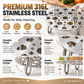 ⏳Time-Limited Special⏰Heat-Safe Egg Steaming Rack