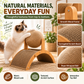 💖50% OFF!🐱Natural Sisal Cat Scratching Ball With Cardboard Pad✨