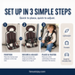 🧳👶 50% OFF! Portable Child Protection Car Seat – Lightweight 0.4kg, foldable & breathable mesh. 5‑point safety harness for 0‑12 years – stress‑free travel! 🚗✨