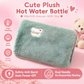 🔥 Rechargeable Hot Water Bottle: Plush Bear Cover, No Boiling, Fast Heat, Gift-Ready