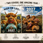 ✨️Surprise 50% Off！🐮May 2027 bring you booming luck！🔥2027 Funny Highland Cow Wall Calendar | A4 Hanging Calendar |