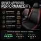 🎁🚗9-Piece Universal Fit Leather Car Seat Cover Set