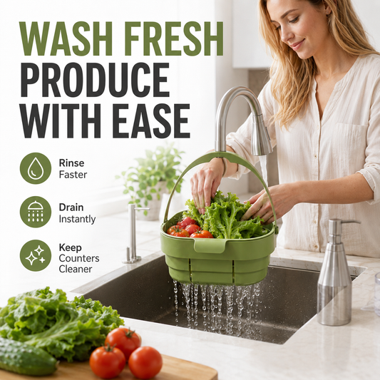 🥬 Hot Pick | Collapsible Sink Strainer