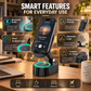 5-in-1 Wireless Induction Bluetooth Speaker Phone Stand