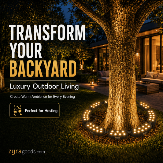 🌳 IP65 Waterproof Outdoor Ring Tree Light