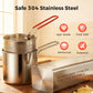 🔥Amazing 50% Off！ 👩‍🍳Must‑Have Kitchen Tool！🍟304 Stainless Steel Multifuntional Fryer