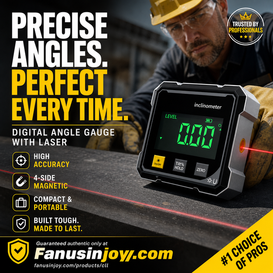 📐 50% OFF FLASH SALE ! 👷‍♂️Recommended by Veteran Craftsmen ⚡ Magnetic Digital Angle Gauge – Precision Angle Measurement, Strong Magnetic Base, Easy-to-Read LCD Display 🛠️