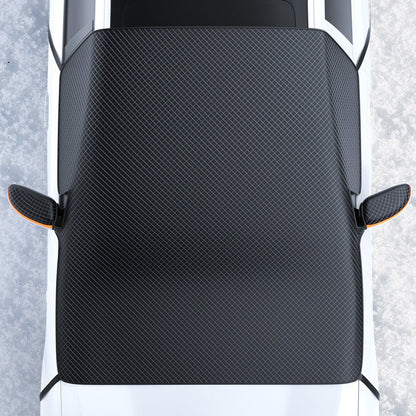 ❄️ Magnetic Car Windshield Cover: All-Season, Waterproof 4-Layer, Snow & Sun Shield, Reflective