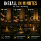 🌳 IP65 Waterproof Outdoor Ring Tree Light