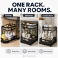 🏠 2-Tier Sliding Organizer – Carbon Steel, Under Sink, Adjustable ✅