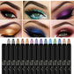 🎉Hot Sale 100,000 Units🔥 50% Off！💄Create perfect eye makeup in 3 seconds!🎉15 Color Highlighter Eyeshadow Pencil Waterproof Glitter Eye Shadow Eyeliner Pen