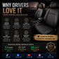 🎁🚗9-Piece Universal Fit Leather Car Seat Cover Set