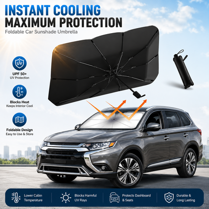🎁2026 New Arrivals 50% OFF💥50K+ SOLD! Upgraded Car Windshield Sun Shade Umbrella☂️