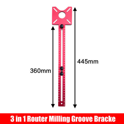 📢📢50% OFF !!🔧 Expert certification, safer and more stable⏰3 in 1 Router Milling Groove Bracke（50% OFF）