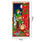 🎅50% OFF NOW! Christmas Santa Front Door Banner – Festive Santa Door Cover, Large Hanging Door Backdrop for Home Holiday Party, Xmas Porch Decor