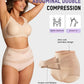 🌸 Last Day Special Price £ 9.99 ! 🔥Plus-Size High-Waist Cross Tummy Control Panties