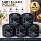 Cast Iron Stove Polish with Sponge 