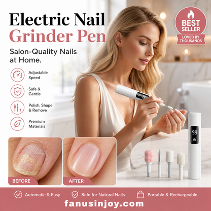 💅Super big discount! You can take care of your nails at home.Professional Electric Nail Polisher