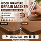 🔥Limited Time 50% Discount！✏Restore all wooden items in one go！🪑Wood Furniture Touch-Up Markers