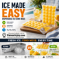 🧊✨ Self-Sealing Disposable Ice Cube Bags – 24-Cube Large Size, Food-Grade PE, Leak-Proof & Easy Tear Design – Fresh, Clean Ice Anytime! ❄️🍹