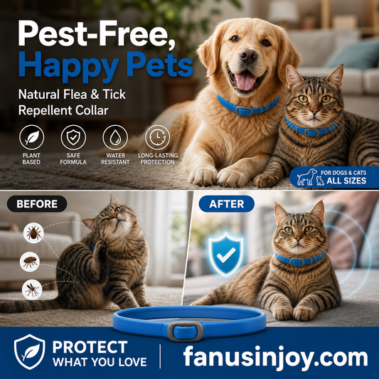 🔥Hot discount!Natural Essential Oil Pet Pest Repellent Collar