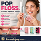 🦷50% OFF Recommended by Dentists！✨Automatic Pop-Up Dental Floss Storage Dispenser，Just Press & Pop, Hygienic Storage. Great Gift For Oral Care Lovers! 💝😁✅