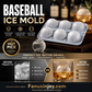 🎁Unit price as low as £9.99！🧊🥃Must‑have cooling gadget for summer！⚾️Baseball Sphere Ice Cube Mold❄️