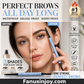 💥Amazing discount！👱‍♀️One-stroke design, reveal your natural beauty！Double-Ended Waterproof Angled Eyebrow Pencil