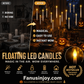 🎃Early Halloween warm-up 50% off！🔮Turn into a magician instantly！🕯️Halloween Decorations-Floating Candles with Wand