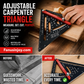 🔥Limited Time 50% Discount, Over 100,000 Sold！👨‍🔧Recommended by Professional Craftsmen！7inch Aluminum Alloy Rafter Square for Carpenter