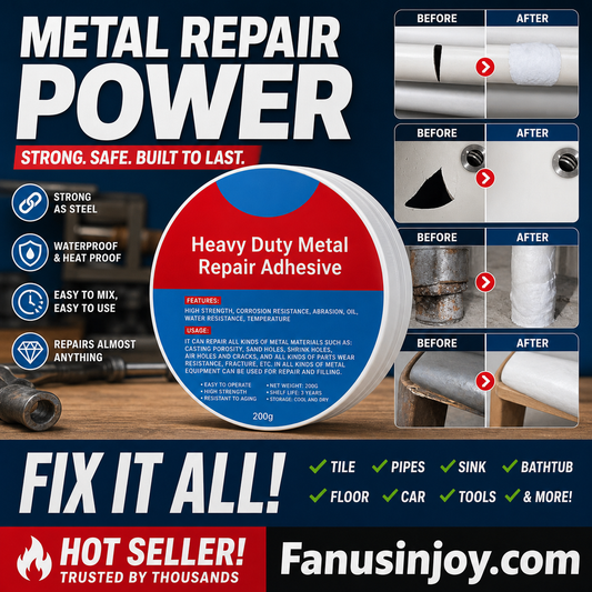 🏭Factory direct 50% discount！🛠️Super powerful all-purpose repair！Heavy Duty Metal Repair Adhesive