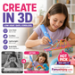 🎁50% Off for 2026 New Launch！🖌️✨️Be a magic painter anytime, anywhere！🎨Boost kids' imagination and creativity🔮👩‍🎨Low Temperature Wireless 3D Printing Pen for Kids