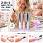 🔥New Hot Selling❤️‍🔥 2-in-1 Electric Nail Drill with UV Gel Light Portable Manicure Pedicure Kit